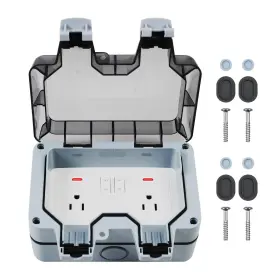 Zuyiyi-15a-ip66 Zuyiyi Outdoor Power Outlet Waterproof Weatherproof Ip66 Electrical Box 15a