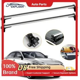 Asdfg532 Zxfloov Universal 47.24 Inch Aluminum Roof Rack Cross Bar 165lbs Capacity Cargo Carrier