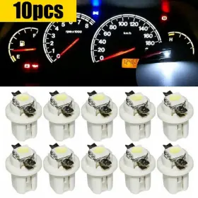 Ero098 Zxfloov 10pcs T5 B8.5d 5050 Smd Car Led Dashboard Bulbs - Bright Eco-friendly Lighting