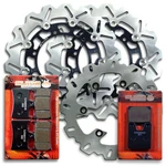 Yamaha Front + Rear High Performance Brake Disc Rotor Pads Yzf R1 1998-2001. Fixed Price $420.70.