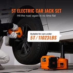 Vevor Electric Car Jack, 5 Ton 11023 Lbs Hydraulic With Impact Wre. Fixed Price $87.99.
