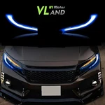 Vland Led Projector Headlights For 16-21 Honda Civic Blue Drl Sequential Signal. Fixed Price $259.59.