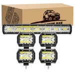 Gooacc 4PCS 4INCH 60W Cube Led Fog Lights Pods, 20INCH 420W Spot Fl.... Fixed Price $113.19.