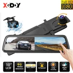 Xgody 10'' Dash 1080P Fhd Car Dvr Dual Lens Front Rear Video Recorder Camera. Fixed Price $143.70.