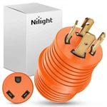 Nilight 30 Amp To Rv Power Adapter 4 Prong Locking Plug 125 Volt. Fixed Price $10.99.