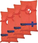 Stearns 4-PACK Type Ii Life Jacket Vest, Adult Universal Flotation Pfd For Boat. Fixed Price $49.99.