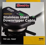 Scotty 1000, 150LB. 200 Ft Premium Stainless Steel Fishing Downrigger Cable. Fixed Price $28.99.