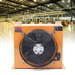 Industrial Hydraulic Oil Cooler W/heat Dissipation Flow Fan Radiator 100L/M 110V. Fixed Price $172.68.