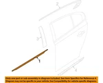 Ford Oem 09-16 Mks Rear Door Exterior Trim-belt W'strip 8A5Z5425597AC. Fixed Price $116.66.