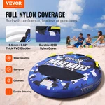 Vevor Towable For Boating, 340 Lbs, 1-2 Riders Inflatable Tubes And. Fixed Price $104.90.