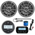 Jbl PRV175 Receiver, 2X 6.5" Speakers, Aux/usb Mount, Remote, Antenna, Wire. Fixed Price $356.49.