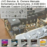 Jvc Service Manuals & Owners, Amplifier Receiver Tuner, Audio, Computer Dvd. Fixed Price $9.97.