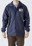 Santa Cruz Men's Obrien Reaper Patch Coach Jacket - Navy Medium Nwt. Fixed Price $63.00.