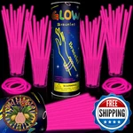 Taikula 200 Pink 8" Glow Sticks Bulk Party Favors Light Up Bracelets Connectors. Fixed Price $49.35.