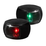 Hella Marine Naviled Port And Starboard Lamp Kit Black Clear Lens. Fixed Price $189.00.