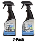 Flitz Stainless Steel Polish & Protectant Two Pack SS01306 (see Video). Fixed Price $32.95.