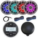 Jbl PRV-175 Gauge Receiver With Cover, 4X 6.5" 225W Rgb Speakers, Antenna, Wire. Fixed Price $370.49.