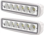 Super Bright 18W Waterproof Led Boat Lights With Adjustable Mounts 1080 Lumen. Fixed Price $36.99.
