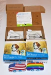 2 Lot Tractive Gps Location Trackers For Dogs Snow Color Plus Covers Rainbow +. Fixed Price $65.00.