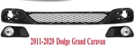 Front Lower Grille & Fog Light Pair For 2011-2020 Dodge Grand Caravan. Fixed Price $156.99.
