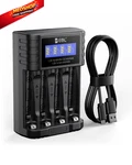 Ebl Universal Battery Charger, 1.5V & 1.2V Aaa With Black. Fixed Price $15.32.