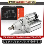 New Starter Motor For Acura Tl 2004-2006 Honda Accord 2003-2007 1.6KW 12V Ccw 9T. Fixed Price $99.99.