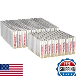 Tenergy 100 & Aaa Alkaline Batteries Combo Pack 1.5V Leak-proof 10-YR. Fixed Price $73.59.