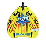Rave Sports Razor Inflatable Towable Tube, 1-2 Riders, Unique Skim-fast Bottom. Fixed Price $143.74.