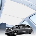 2025 Upgrade Tesla Model Y Sunshade Roof No Gaps, Sag Heat White. Fixed Price $65.10.
