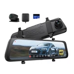 Acumen 10" Rearview Mirror Dash Cam 4K Front 2K Gps Touchscreen 64GB Card. Fixed Price $179.93.
