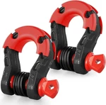 3/4" Black Ring Shackle With 7/8" Screw Pin - 66139 Lb Heavy Duty Truck Use. Fixed Price $43.95.