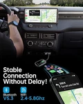 Luckymore Carplay Adapter Converts Wired To Wireless Dongle WL01-C Black. Fixed Price $29.74.