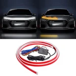 Dual Color Amber White Switchback 79 Inches Car Hood Light Strip,exterior Fle.... Fixed Price $39.38.