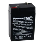 Powerstar 6V 4.5AH Battery For Wheels Harley Rocker - P5065 2 Pack. Fixed Price $27.88.