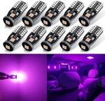 10PCS Error Free 194 168 175 2825 W5W T10 Led Bulbs Purple Super. Fixed Price $16.10.