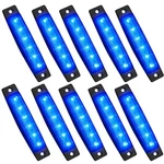 Pseqt 10 Pcs Led Rock Strip Lights Car Exterior Underglow Wheel Fender Well L.... Fixed Price $21.05.