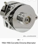 Mechman Chrome Billet 240 Amp High Output Alternator For C5/C6 Corvette. Fixed Price $524.00.