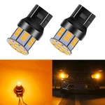 Ledyotry 7440 Bulbs Amber Yellow Turn Signal Light 7443,. Fixed Price $14.16.