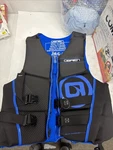 Obrien Watersports Biolite Mens Life Jacket Vest Flotation Blue Xl New. Fixed Price $80.99.
