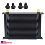 30ROW 10AN Oil Cooler Stacked Plate Transmission Engine Radiator Universal Black. Fixed Price $166.96.
