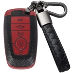 Ford Fob Cover With Leather Keychain Tpu Car Case Shell 360 Degre.... Fixed Price $42.69.