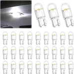 30 Pcs Car 194 Led Bulbs, 168 2825 W5W T10 Wedge Cob Replacement Bulb, 6000K. Fixed Price $8.99.