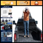 Heavy Duty Elastic Cargo Net 4'X4' - Truck Bed Mesh Organizer With Carabiners. Fixed Price $67.99.