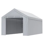 10'X20' Garage Tent Carport Top & Side Wall Waterproof Uvprotected White Noframe. Fixed Price $178.29.