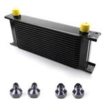 16 Row AN10-10AN Stacked Plate Oil Cooler With 6AN 8AN Adapter Universal Engi.... Fixed Price $98.19.