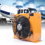 Industrial Hydraulic Oil Cooler W/heat Dissipation Flow Fan Radiator 100L/M 110V. Fixed Price $177.68.
