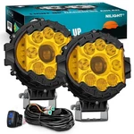 Nilight 7 Inch Led Offroad Driving Lights High Low Beam 2 Pcs 80W Round Amber.... Fixed Price $176.78.
