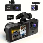 Prilotte Dash - Front 4K Uhd And Rear 1080P Camera With Free 32GB Sd Card. Fixed Price $49.98.