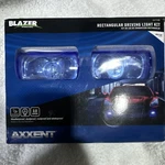 Blazer Axxent Rectangular Driving Kit Blue 3.0 Amp Fog Lights Pair. Fixed Price $15.99.