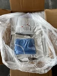 Case Of 50 Hubei Surgical Gowns Level Large Blue 216803 Xl Aami PB70. Fixed Price $90.00.
